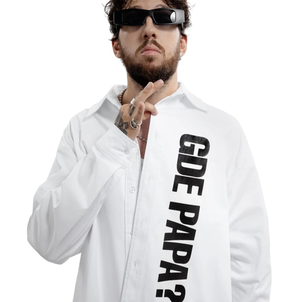 Men's Oversized Button Shirt