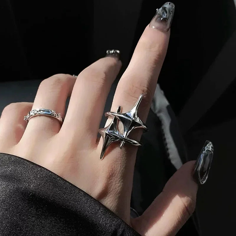 Unisex Star Open Ring