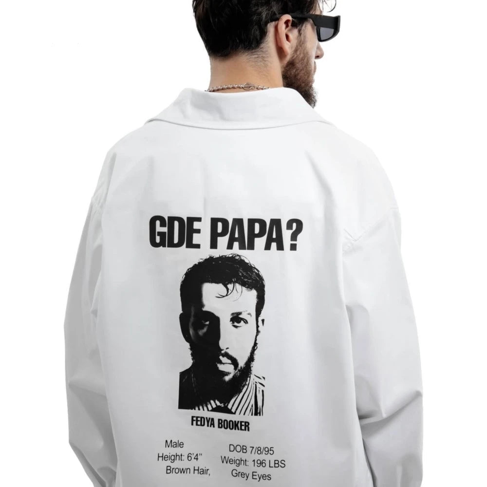Men's Oversized Button Shirt