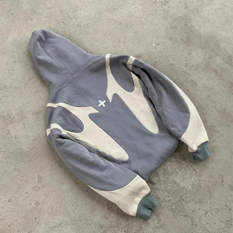 Regular Fit Puff Print Hoodie
