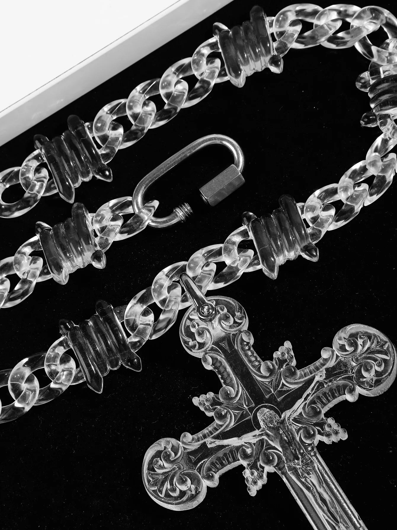 Acrylic Cross Necklace