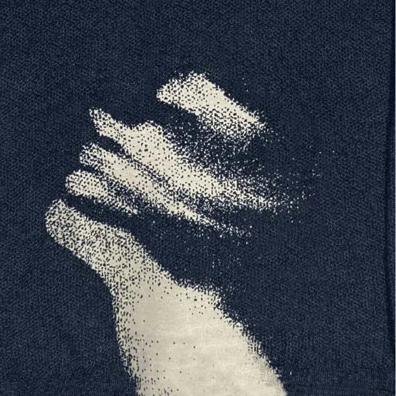 Artistic Graphic Knit Sweater