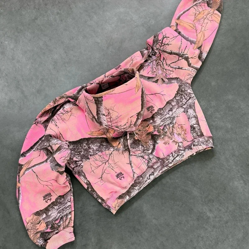 Camo Print Hoodie