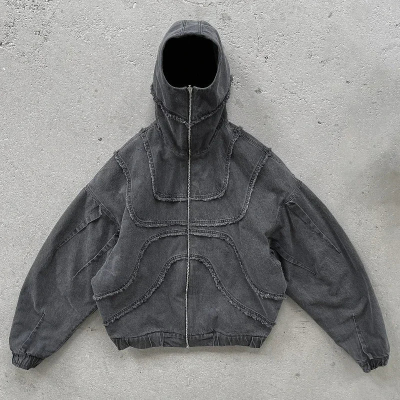 Regular Fit Denim Hoodie