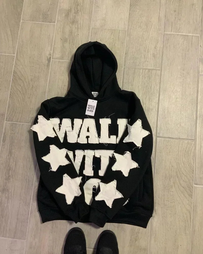 WALK WITH GOD Embroidered Hoodie