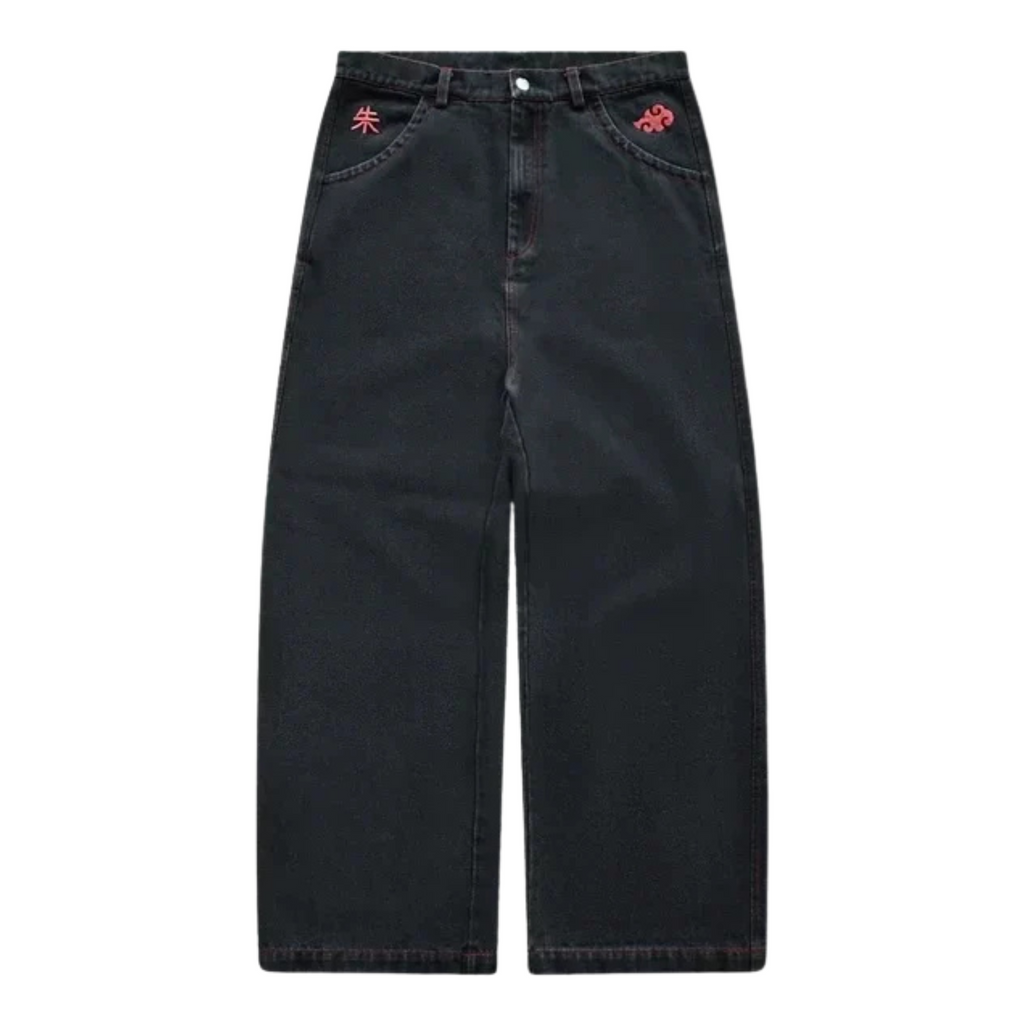 Anime Inspired Wide Leg Jeans