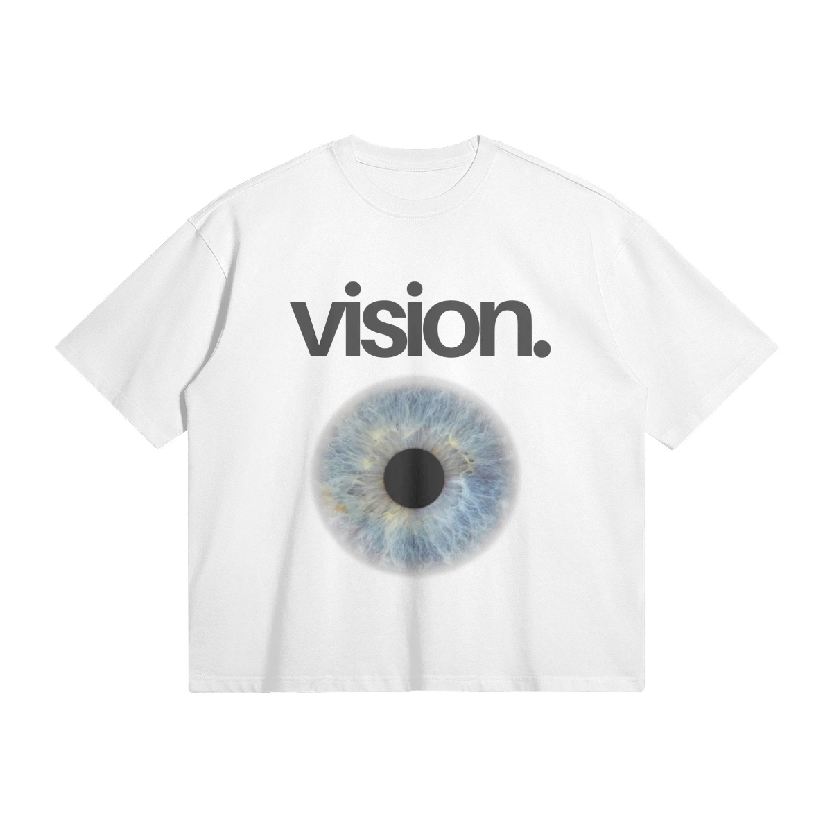 VISION HEAVYWEIGHT BOXY TEE WHITE